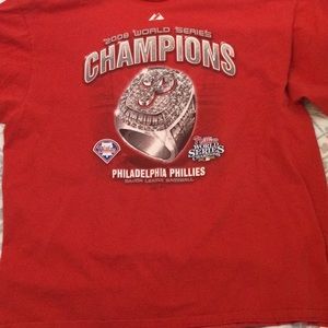Phillies 2008 World Series tee shirt. Men’s size XL